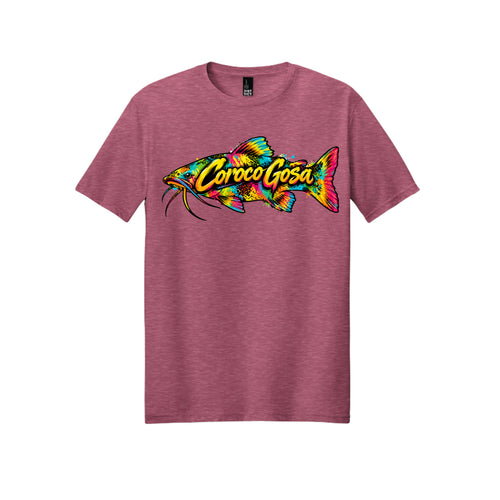 Coroco Gosa Graphic Tee - Colorful Fish Art T-Shirt