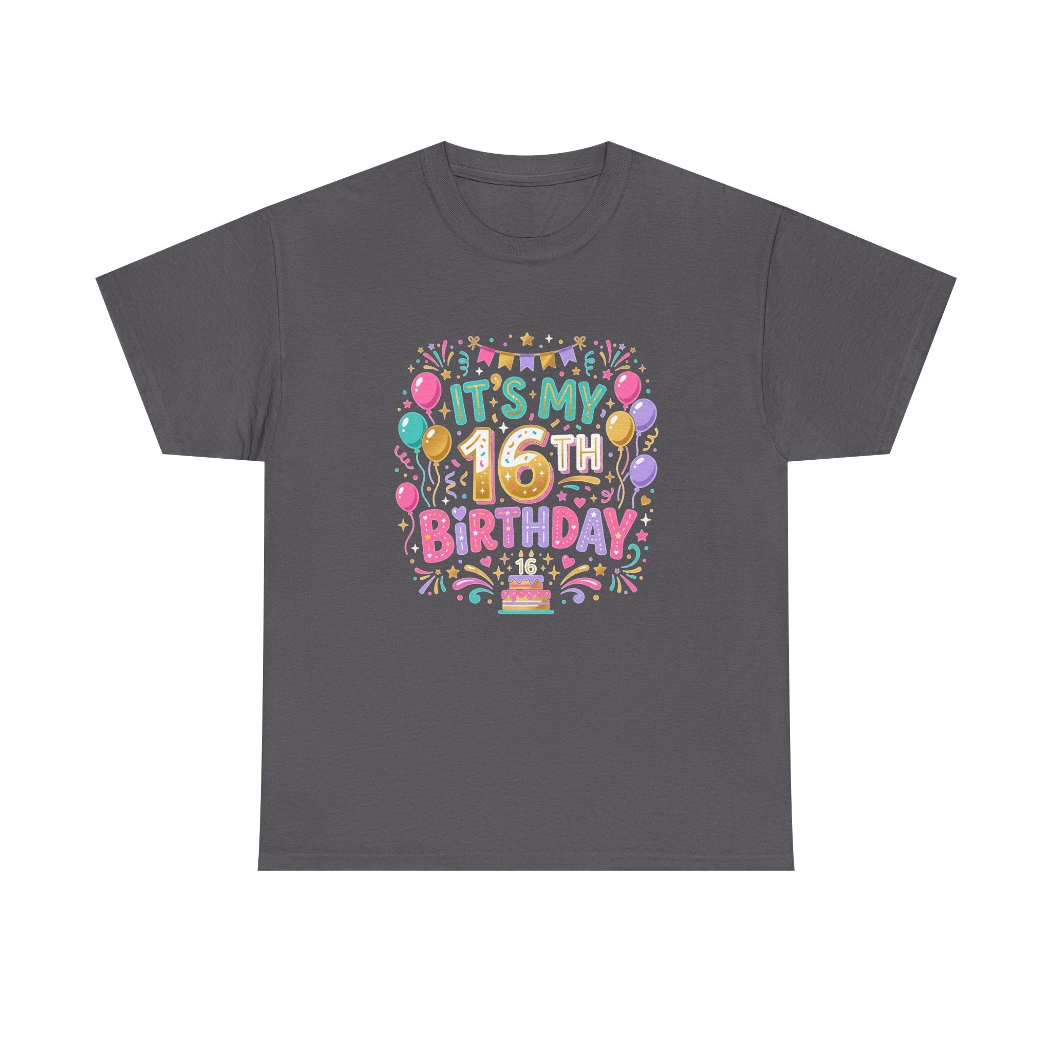 Make 16 Unforgettable with the Ultimate Sweet 16 Birthday Tee!