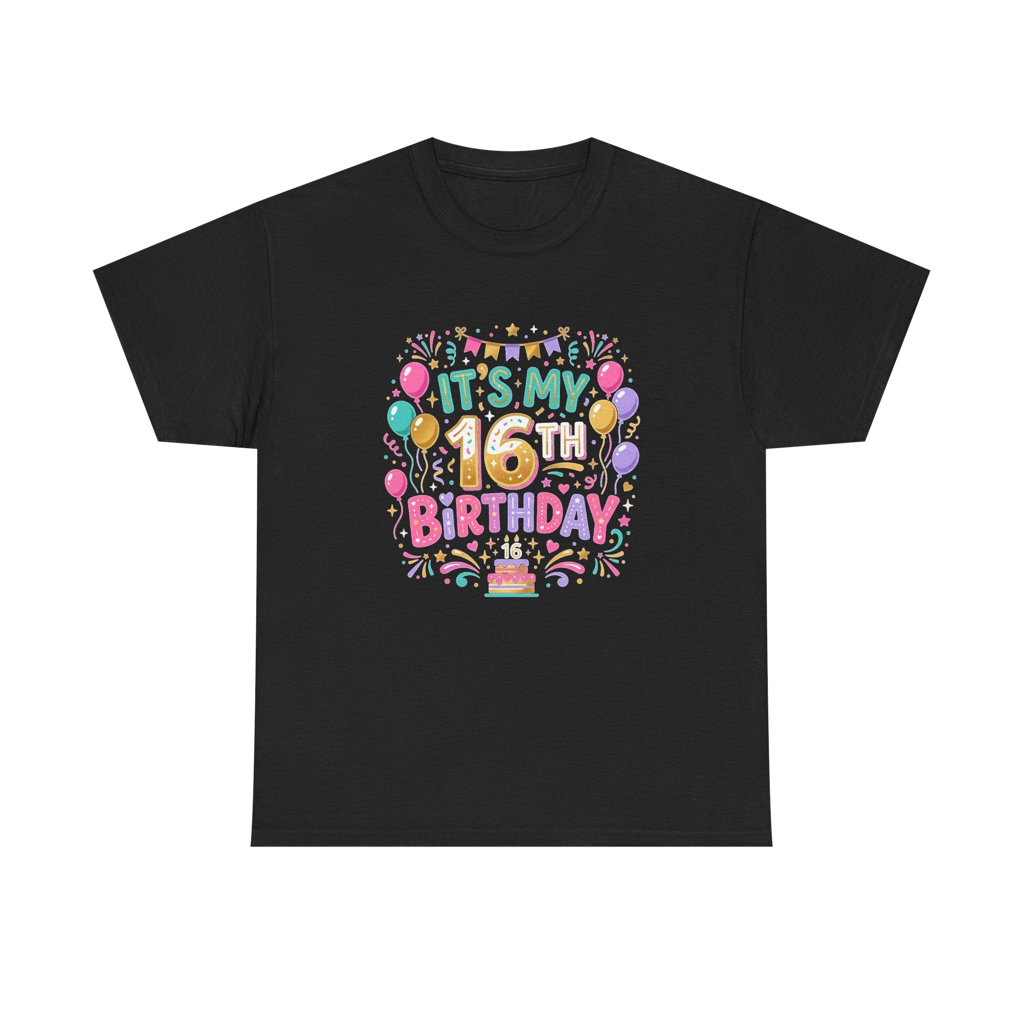 Make 16 Unforgettable with the Ultimate Sweet 16 Birthday Tee!