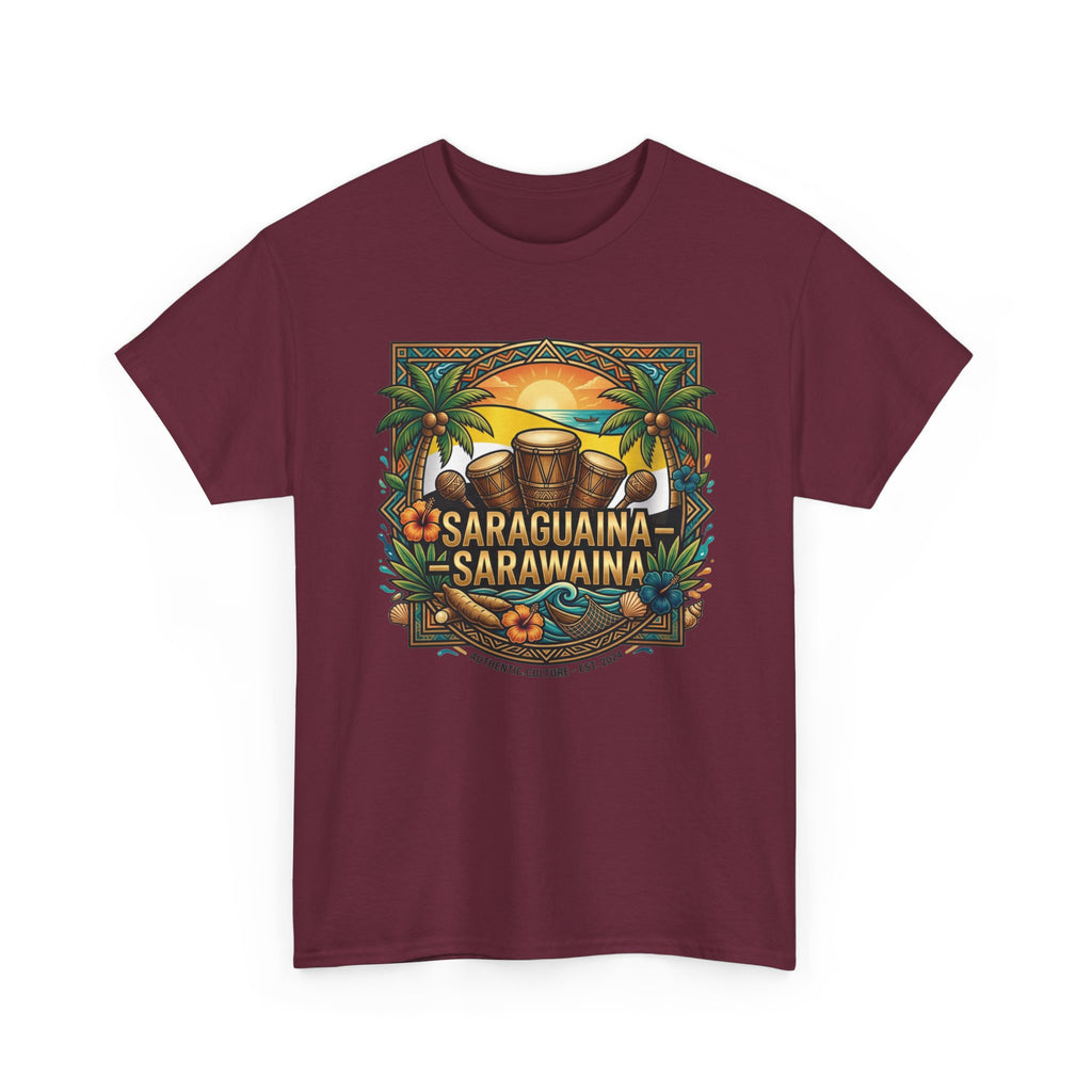 Saraguaina -Sarawaina Tropical Sunset T-Shirt
