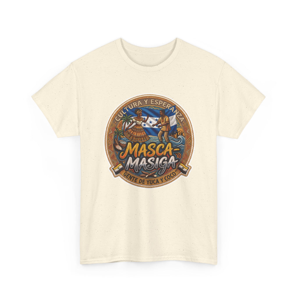 Masca-Masiga Cultural Logo T‑Shirt — Spanish Heritage Graphic Tee
