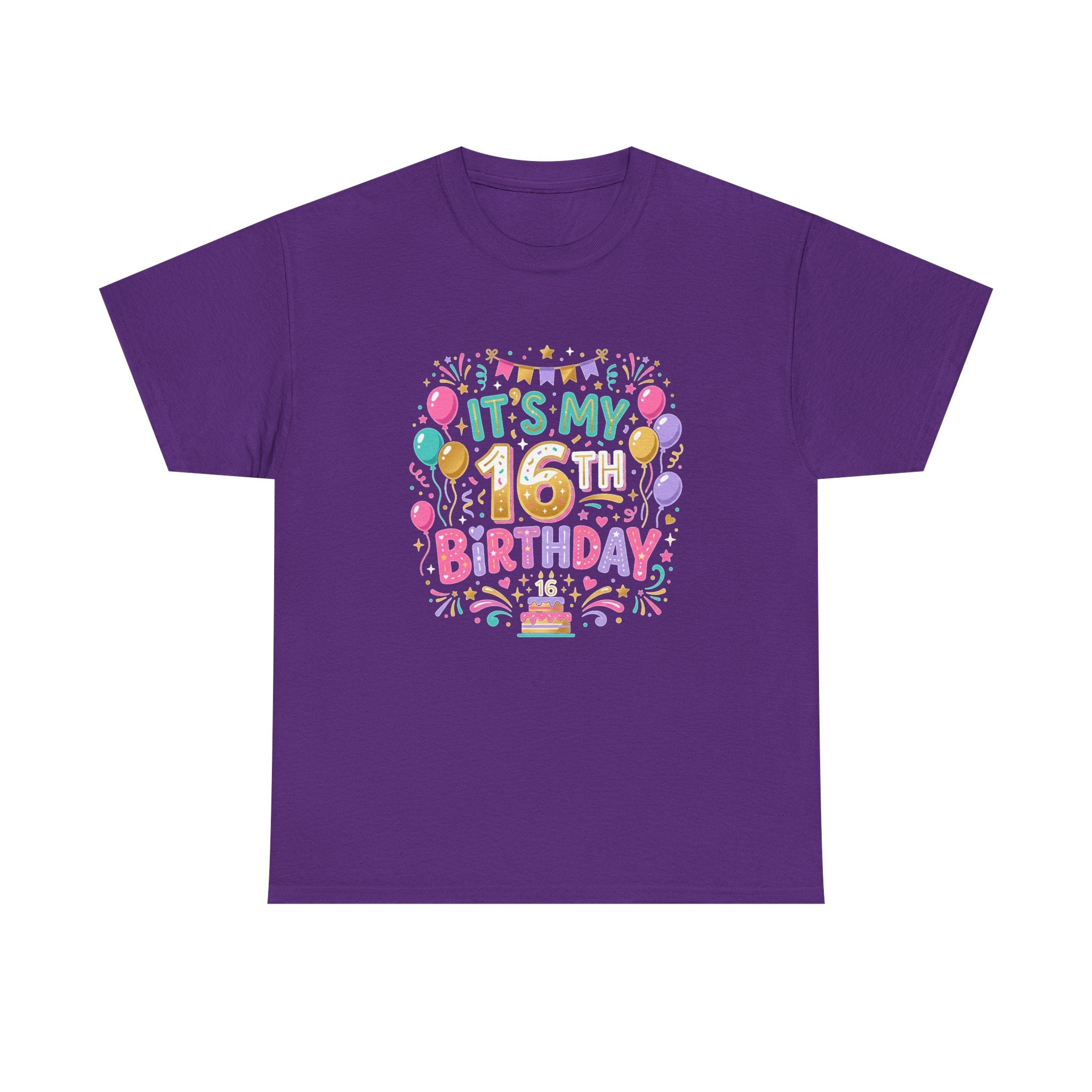 Make 16 Unforgettable with the Ultimate Sweet 16 Birthday Tee!