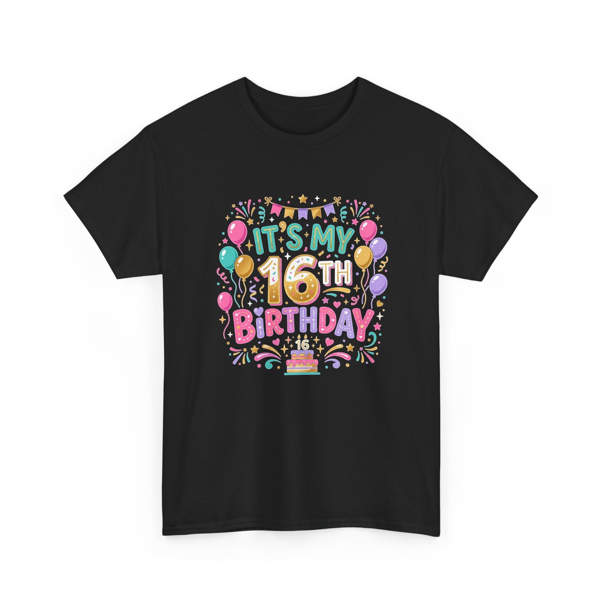 Make 16 Unforgettable with the Ultimate Sweet 16 Birthday Tee!