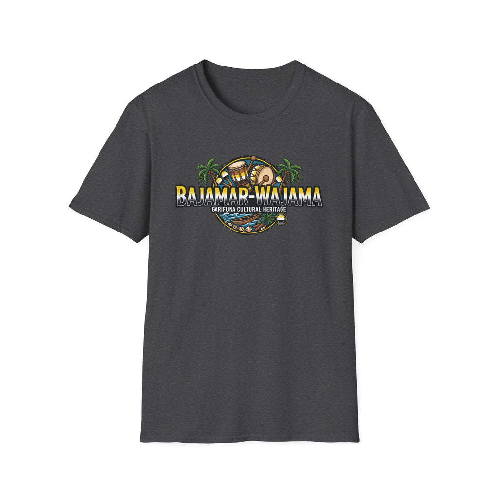 Bajamar-Wajama Cultural Heritage T-Shirt — Garifuna Drum & Island Design