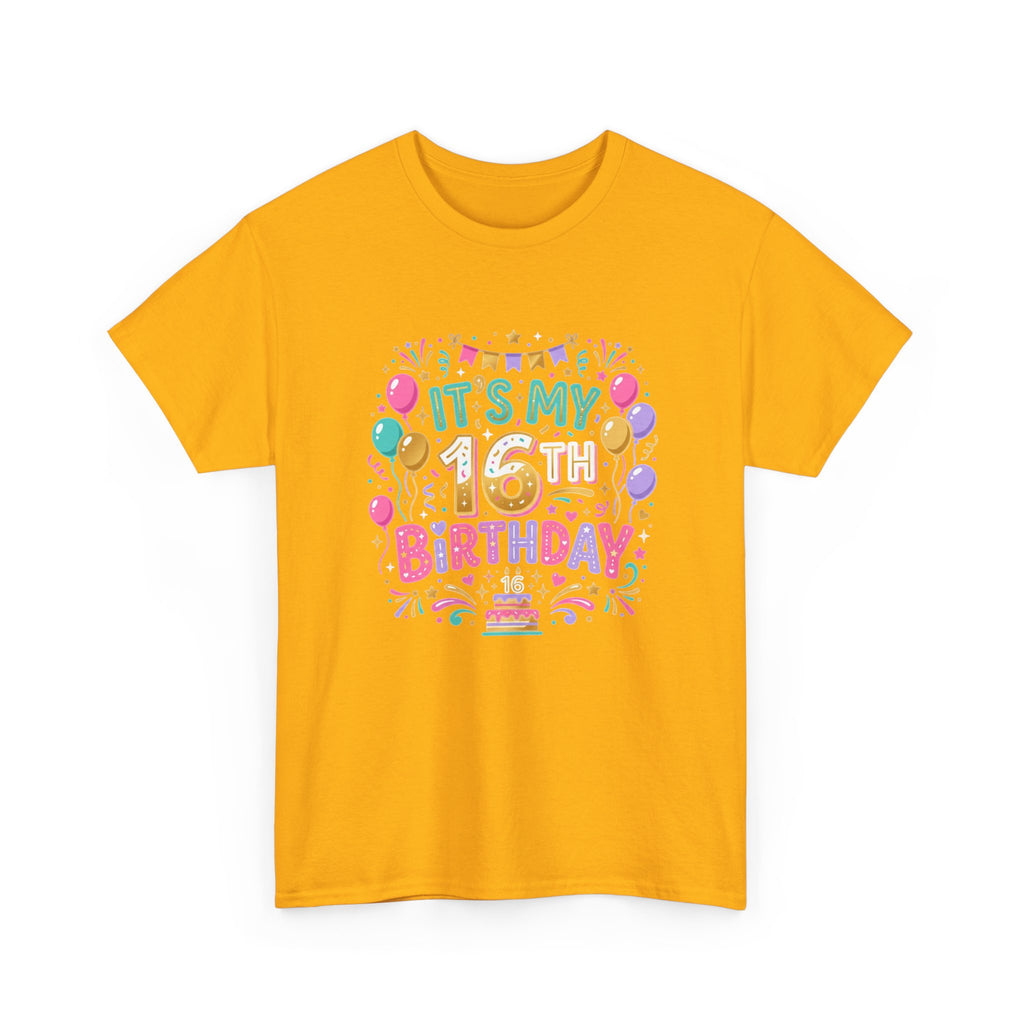 Make 16 Unforgettable with the Ultimate Sweet 16 Birthday Tee!