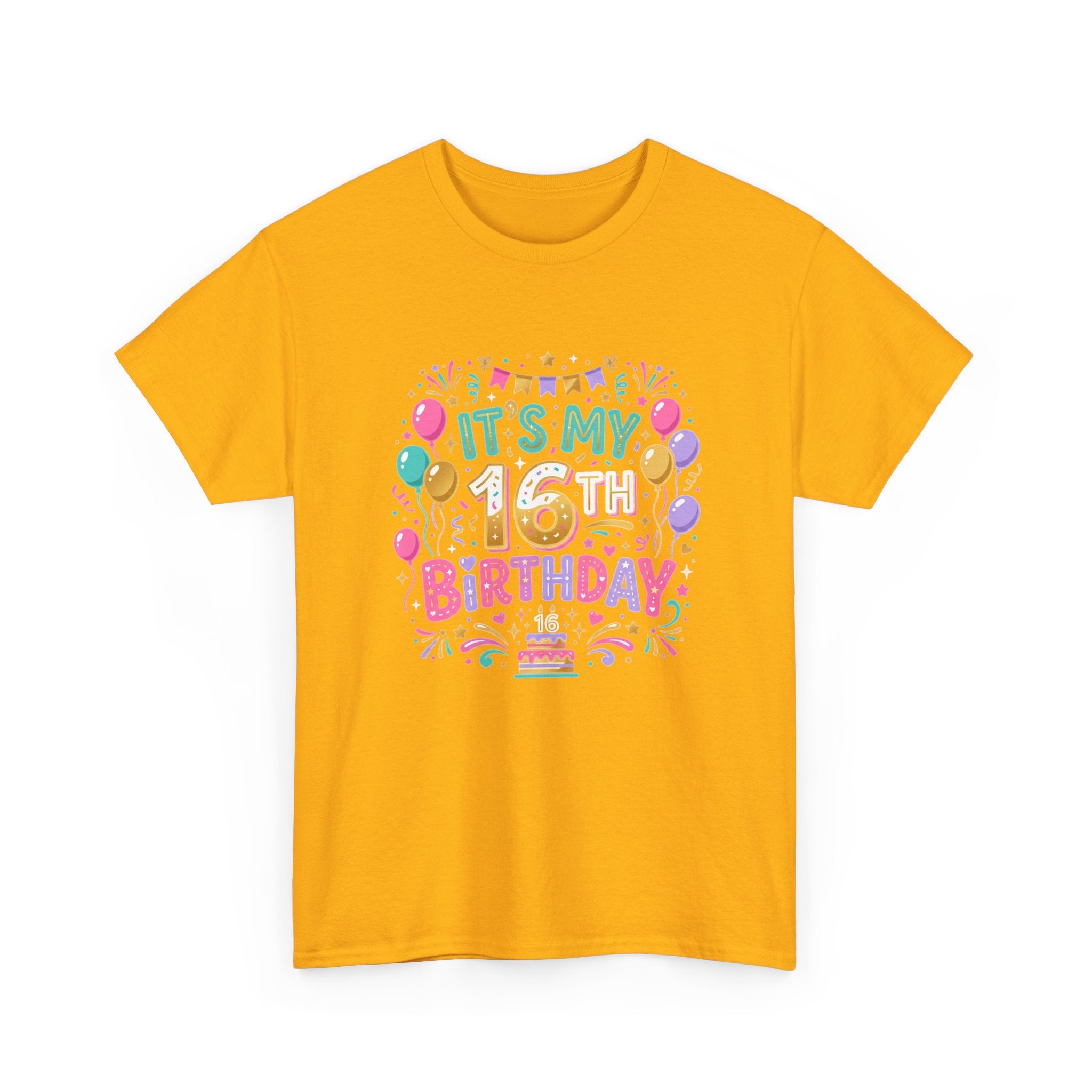 Make 16 Unforgettable with the Ultimate Sweet 16 Birthday Tee!