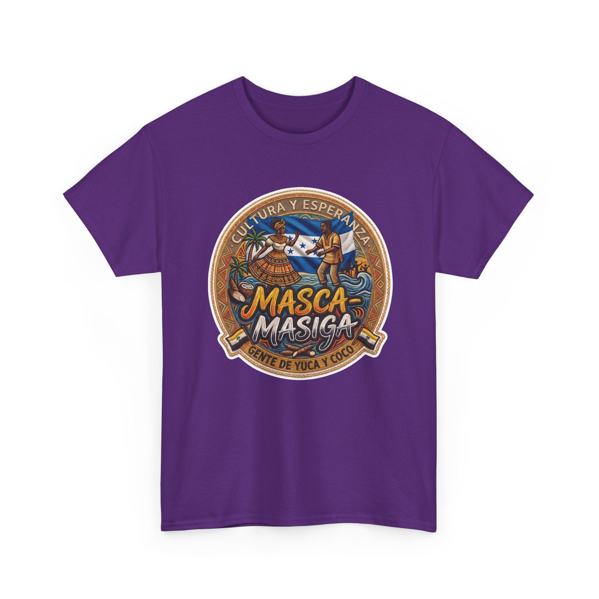 Masca-Masiga Cultural Logo T‑Shirt — Spanish Heritage Graphic Tee
