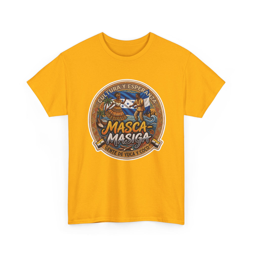 Masca-Masiga Cultural Logo T‑Shirt — Spanish Heritage Graphic Tee