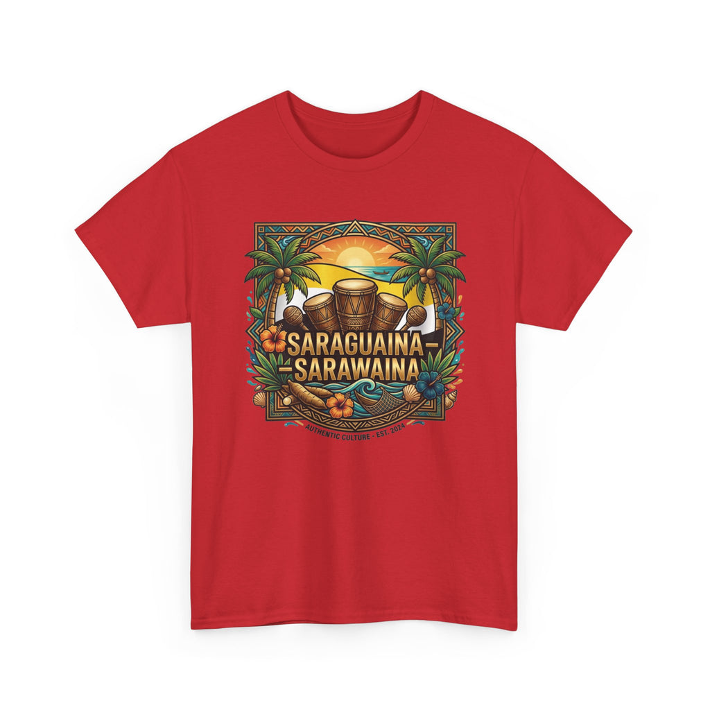Saraguaina -Sarawaina Tropical Sunset T-Shirt