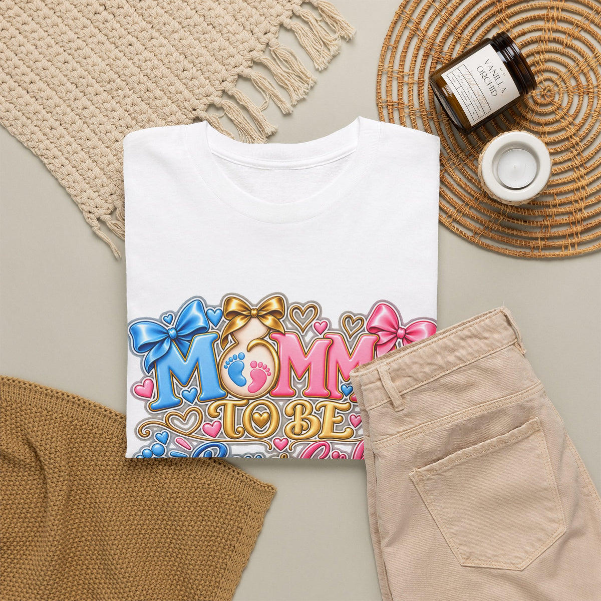 Mommy To Be Gender Reveal Tee — "Boy or Girl? We Can't Wait to Meet You" Pregnancy Shirt