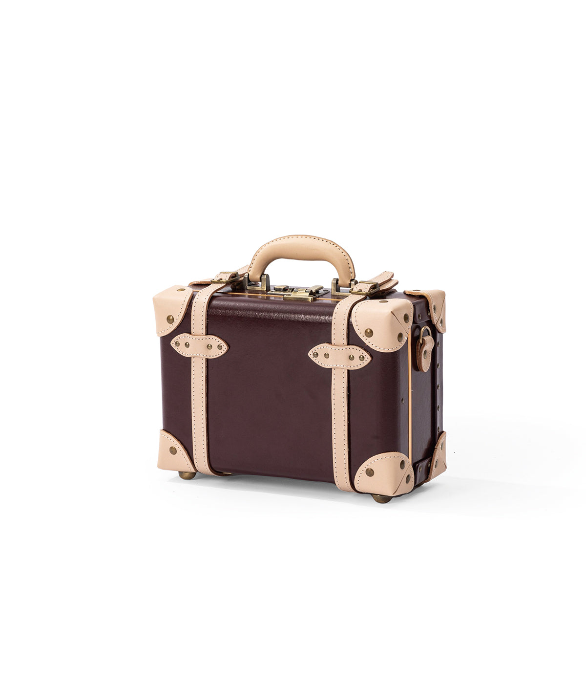 Aristocratic Leather Carry-on Set - Burgundy