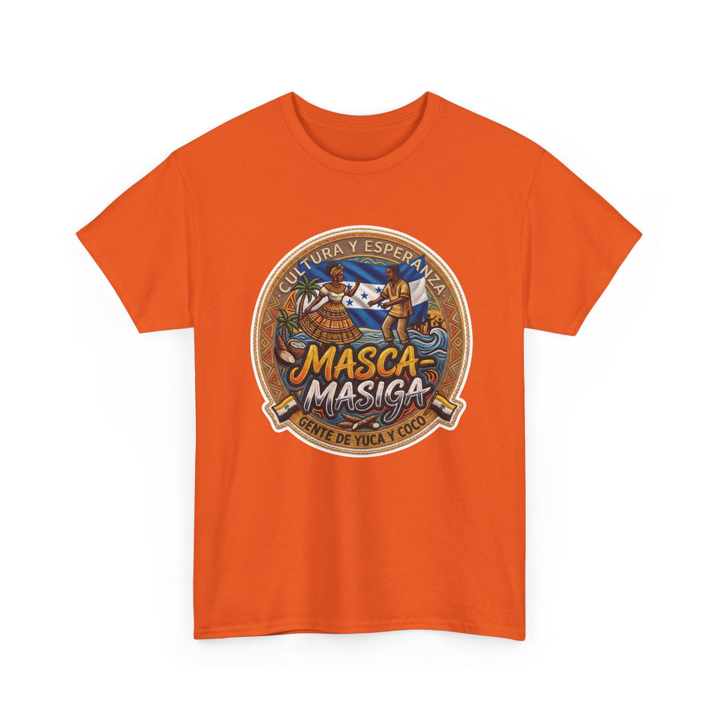 Masca-Masiga Cultural Logo T‑Shirt — Spanish Heritage Graphic Tee