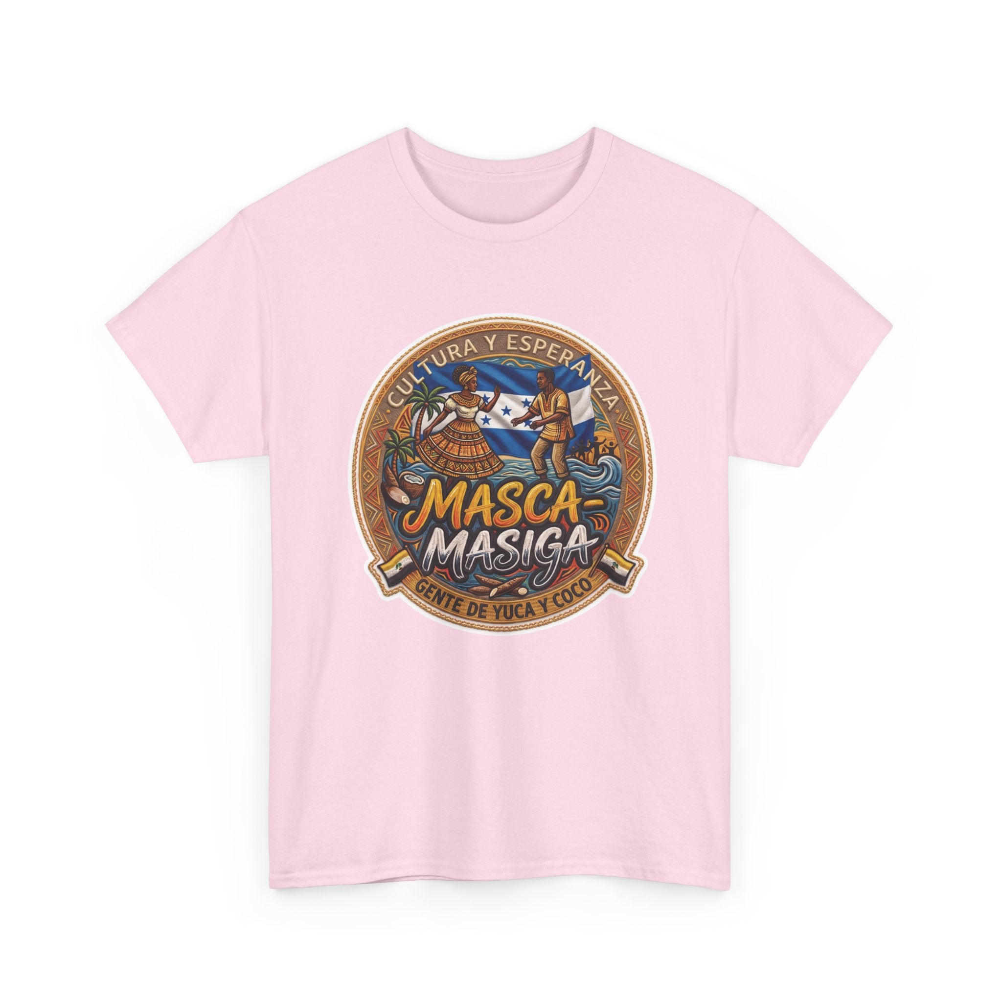 Masca-Masiga Cultural Logo T‑Shirt — Spanish Heritage Graphic Tee