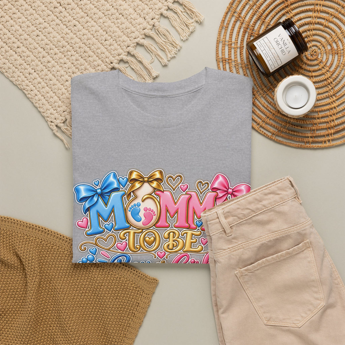Mommy To Be Gender Reveal Tee — "Boy or Girl? We Can't Wait to Meet You" Pregnancy Shirt