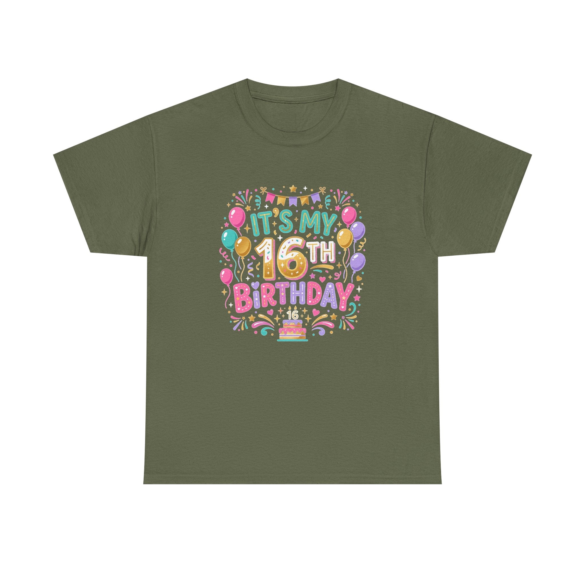 Make 16 Unforgettable with the Ultimate Sweet 16 Birthday Tee!