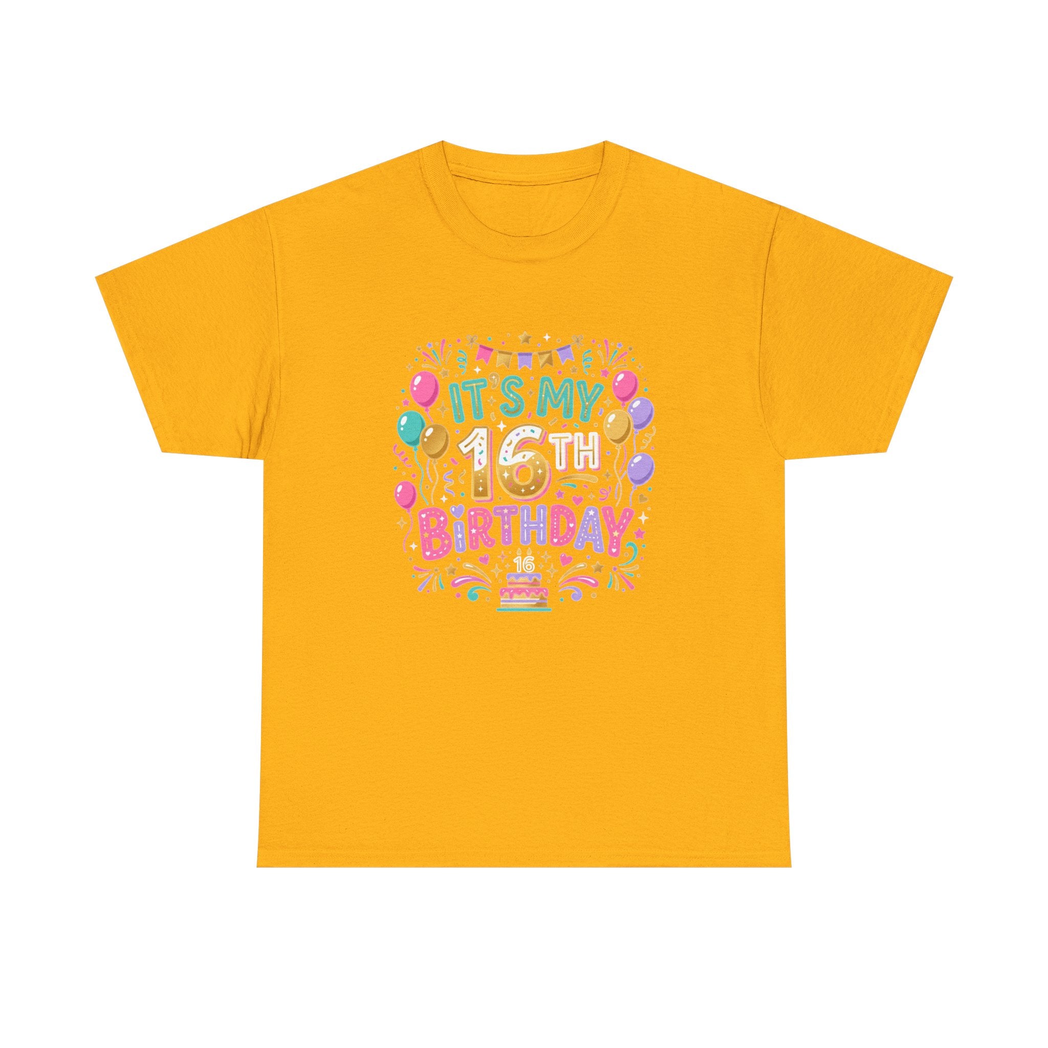 Make 16 Unforgettable with the Ultimate Sweet 16 Birthday Tee!