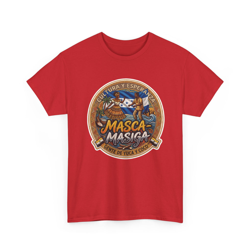Masca-Masiga Cultural Logo T‑Shirt — Spanish Heritage Graphic Tee