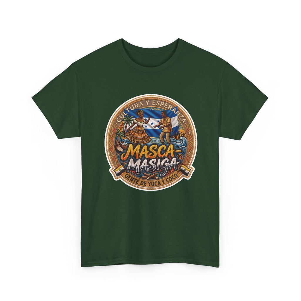 Masca-Masiga Cultural Logo T‑Shirt — Spanish Heritage Graphic Tee