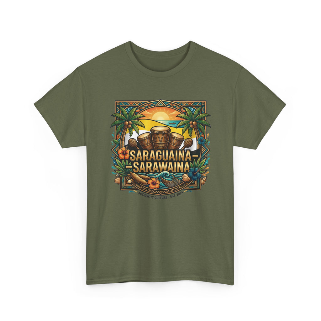 Saraguaina -Sarawaina Tropical Sunset T-Shirt