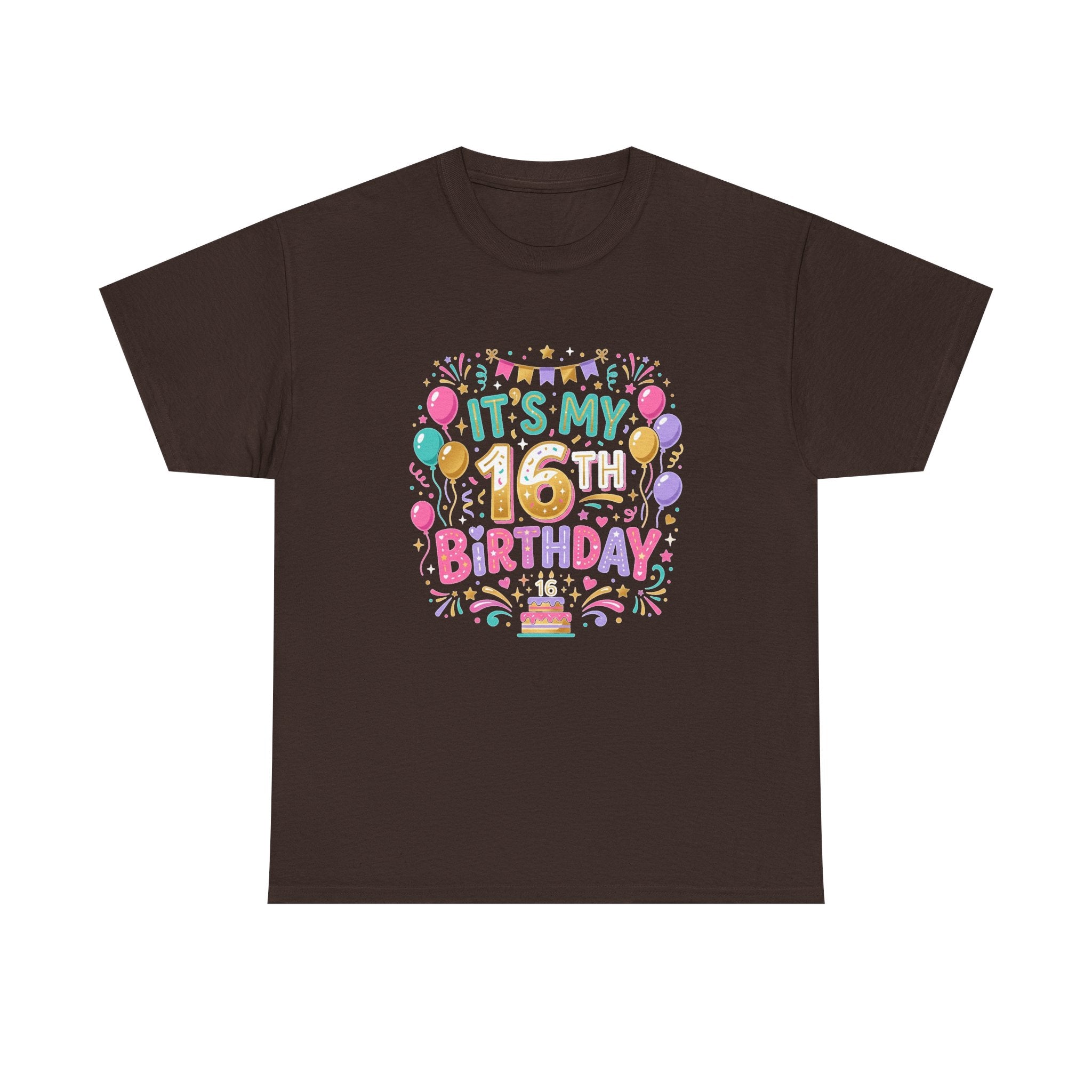 Make 16 Unforgettable with the Ultimate Sweet 16 Birthday Tee!