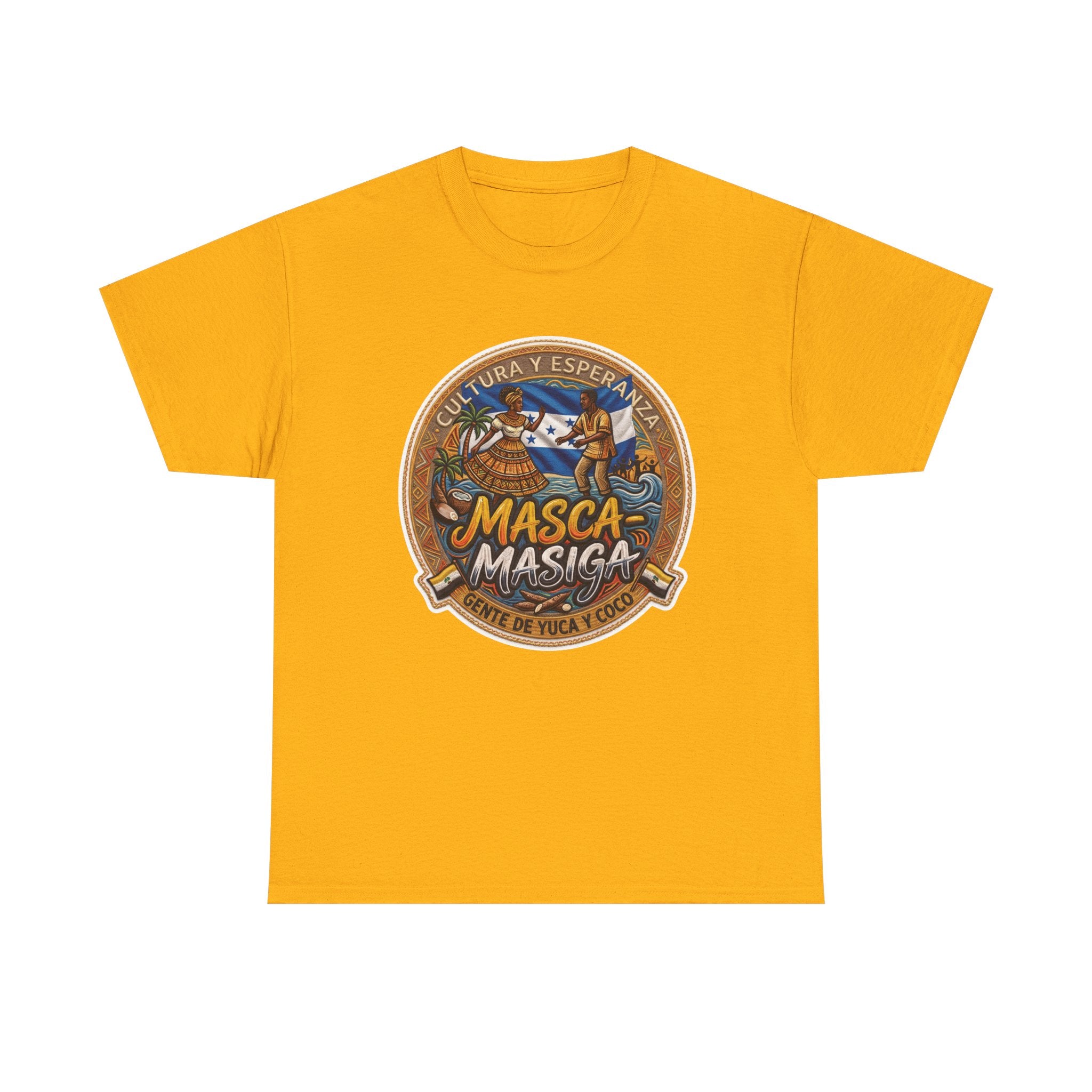 Masca-Masiga Cultural Logo T‑Shirt — Spanish Heritage Graphic Tee