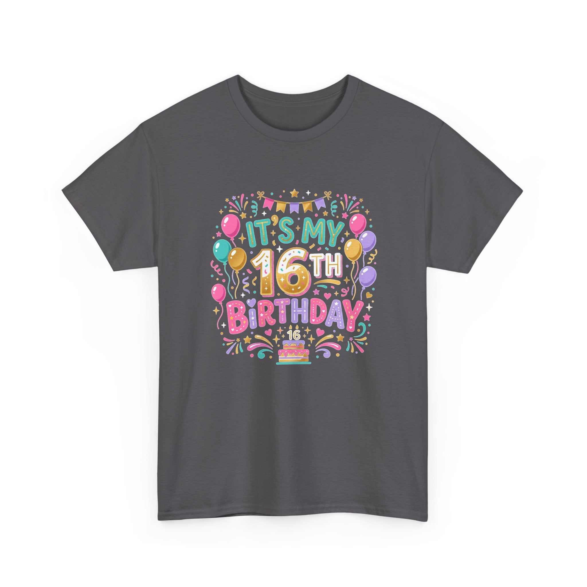 Make 16 Unforgettable with the Ultimate Sweet 16 Birthday Tee!