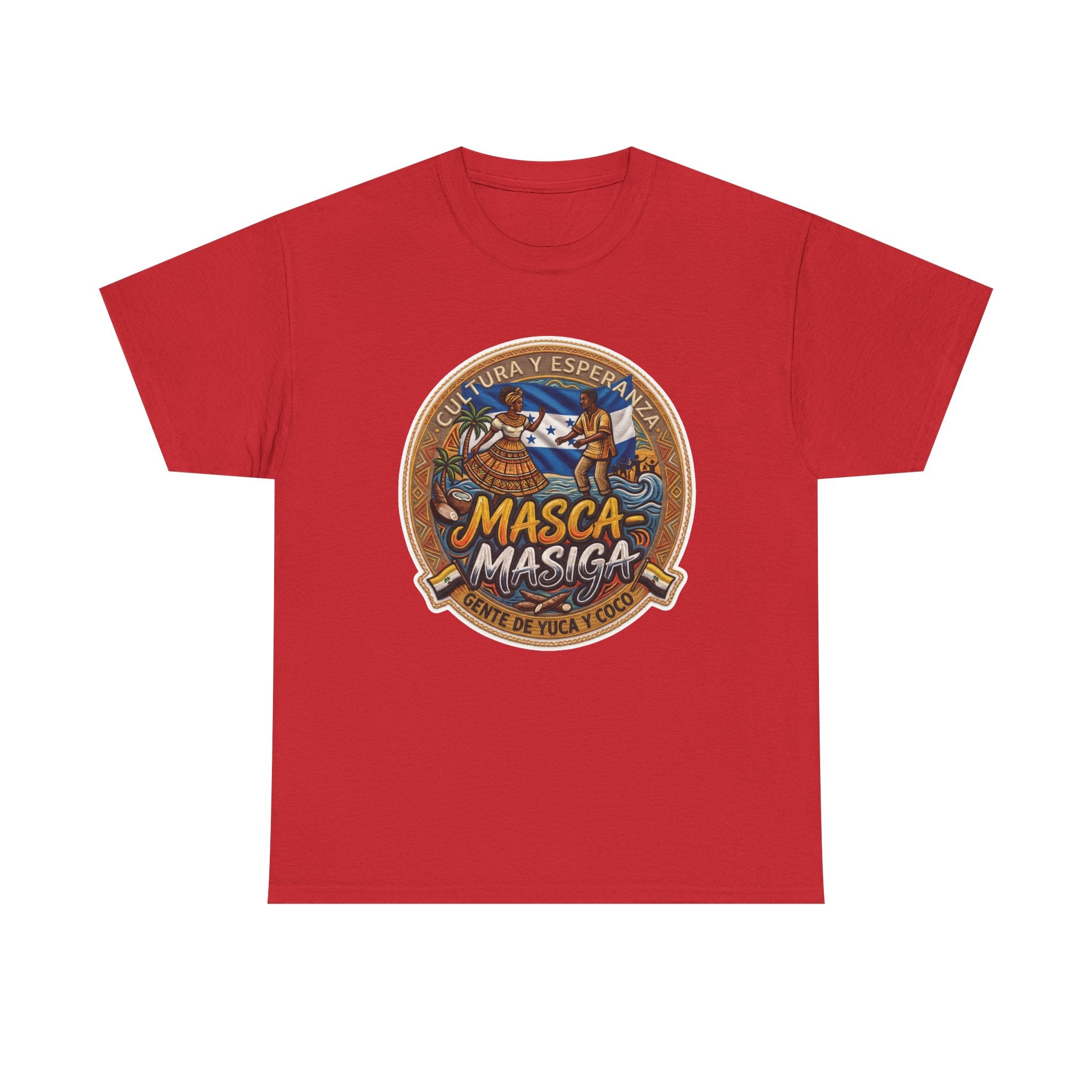 Masca-Masiga Cultural Logo T‑Shirt — Spanish Heritage Graphic Tee