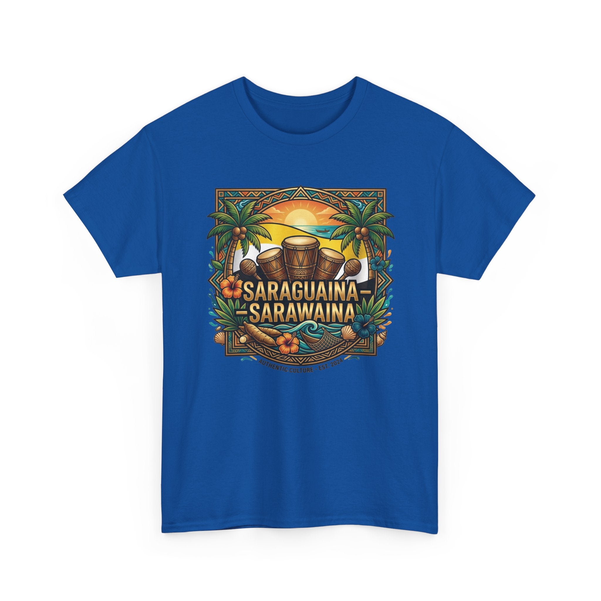 Saraguaina -Sarawaina Tropical Sunset T-Shirt