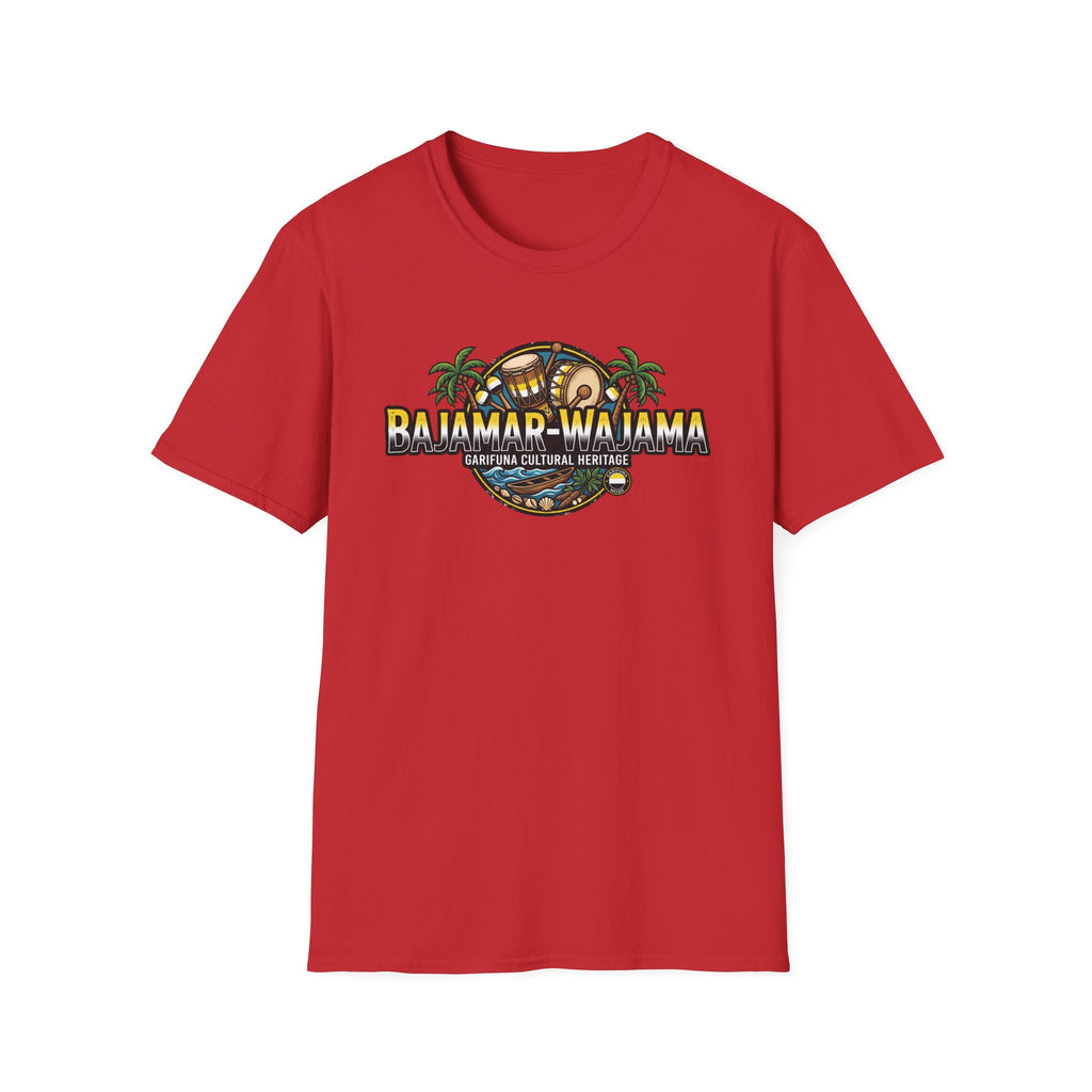 Bajamar-Wajama Cultural Heritage T-Shirt — Garifuna Drum & Island Design