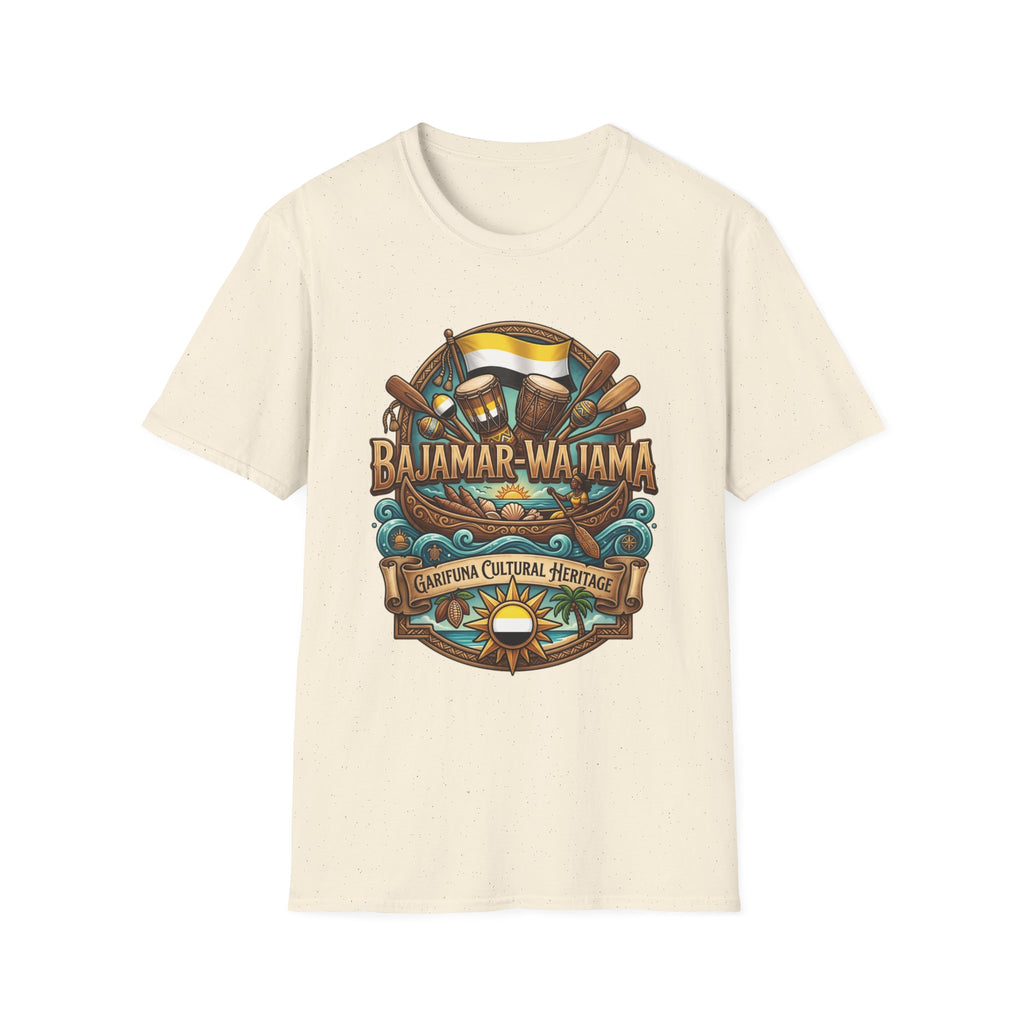Bajamar-Wajama Cultural Festival T-Shirt – Tropical Drums & Surf Crest Tee