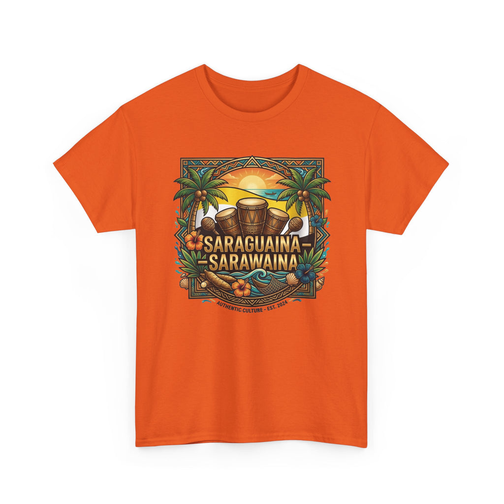 Saraguaina -Sarawaina Tropical Sunset T-Shirt