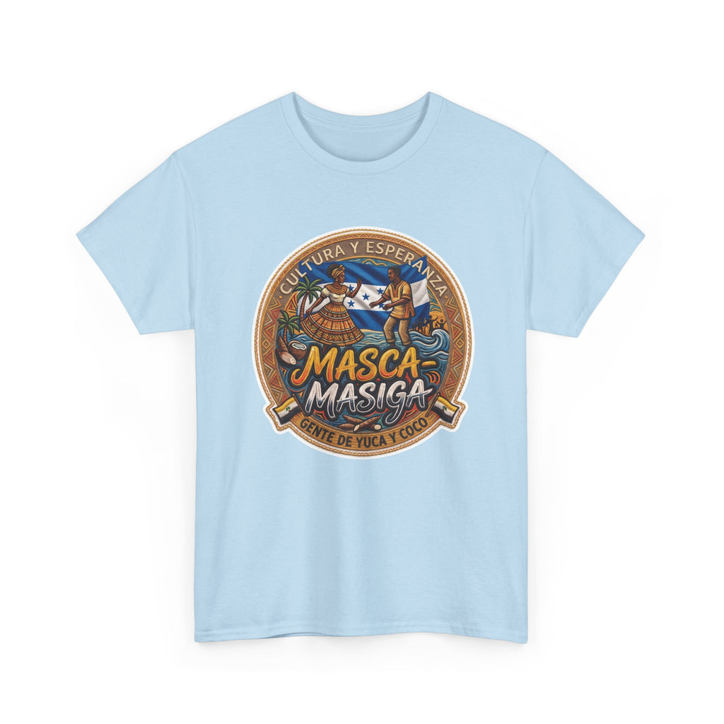 Masca-Masiga Cultural Logo T‑Shirt — Spanish Heritage Graphic Tee