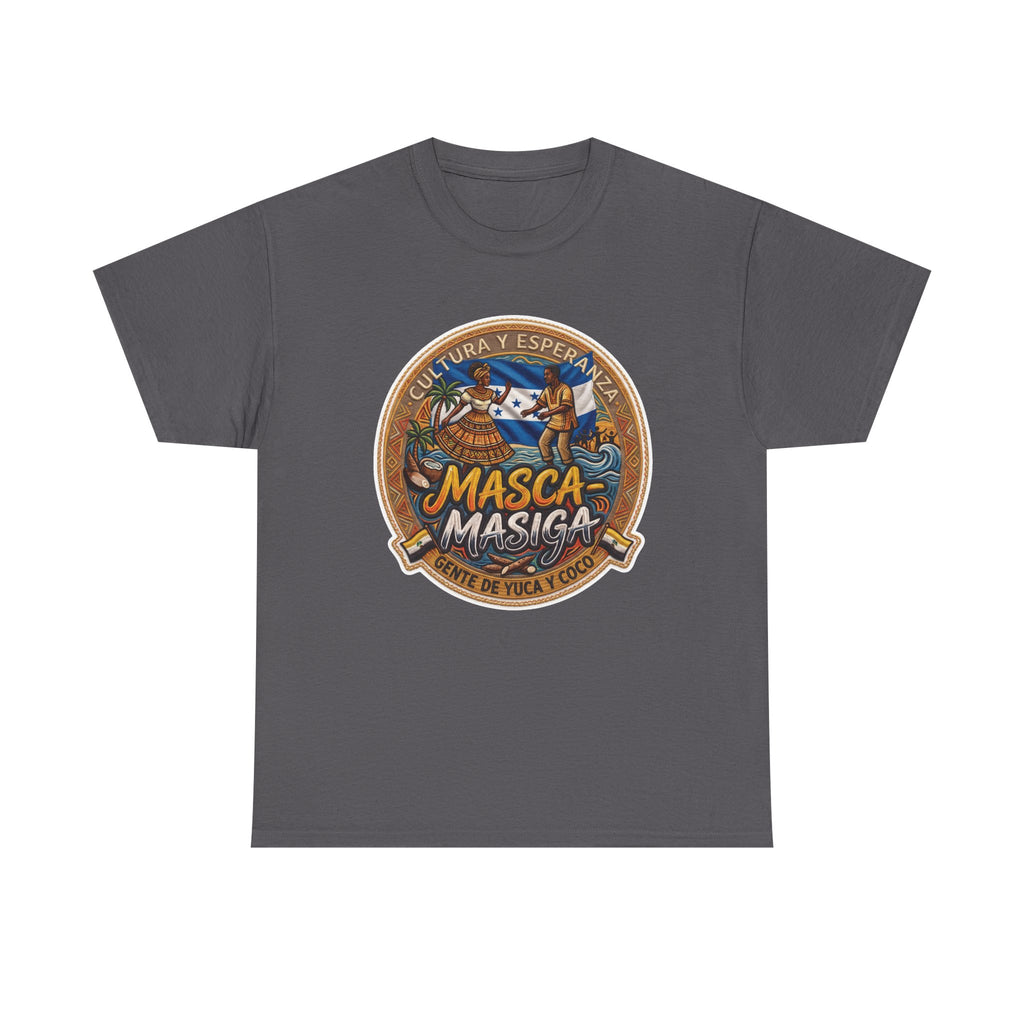Masca-Masiga Cultural Logo T‑Shirt — Spanish Heritage Graphic Tee