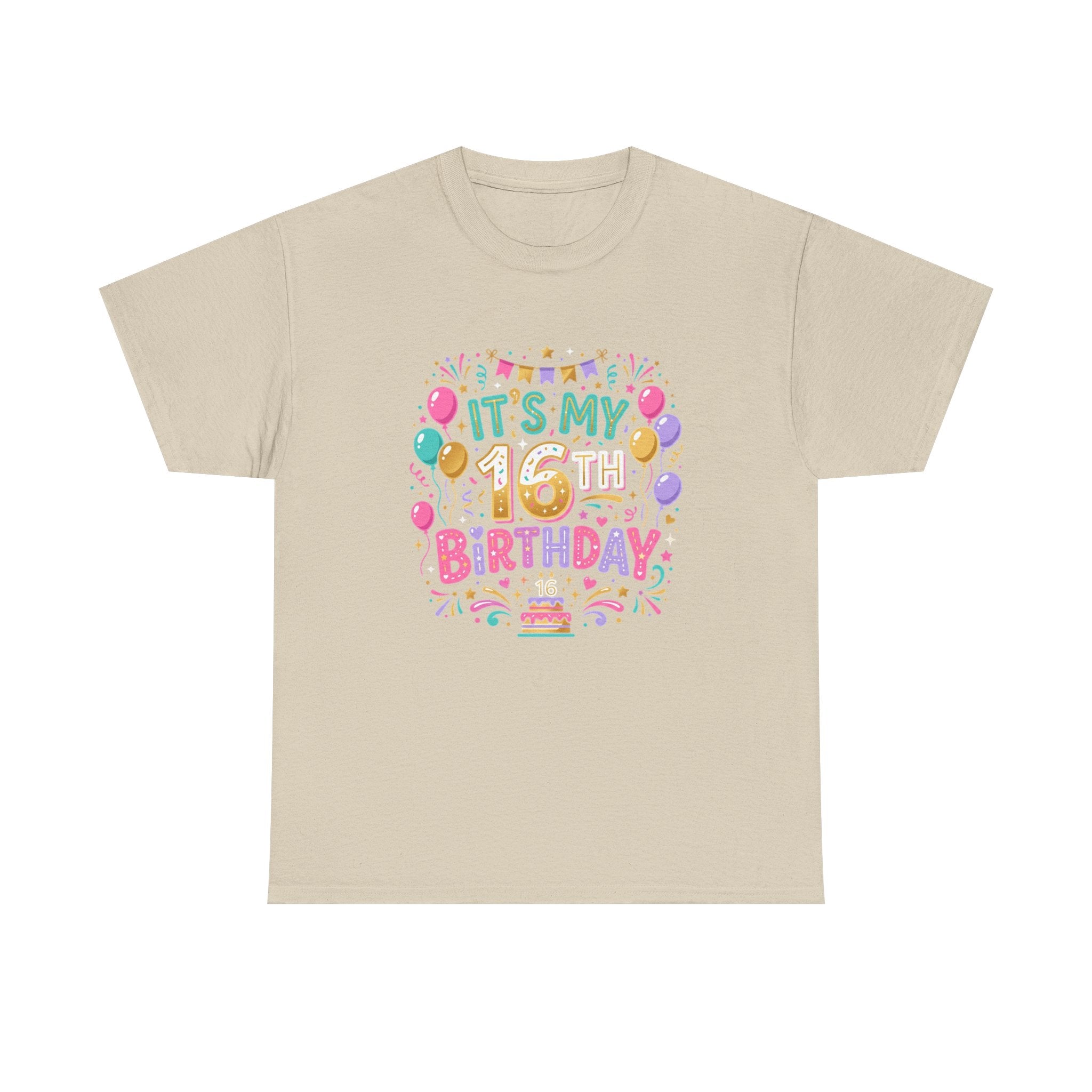 Make 16 Unforgettable with the Ultimate Sweet 16 Birthday Tee!