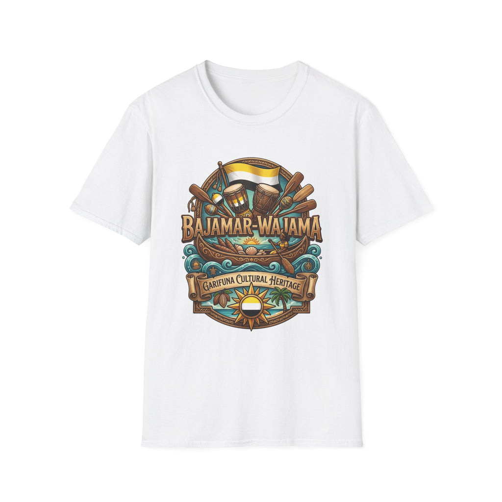 Bajamar-Wajama Cultural Festival T-Shirt – Tropical Drums & Surf Crest Tee