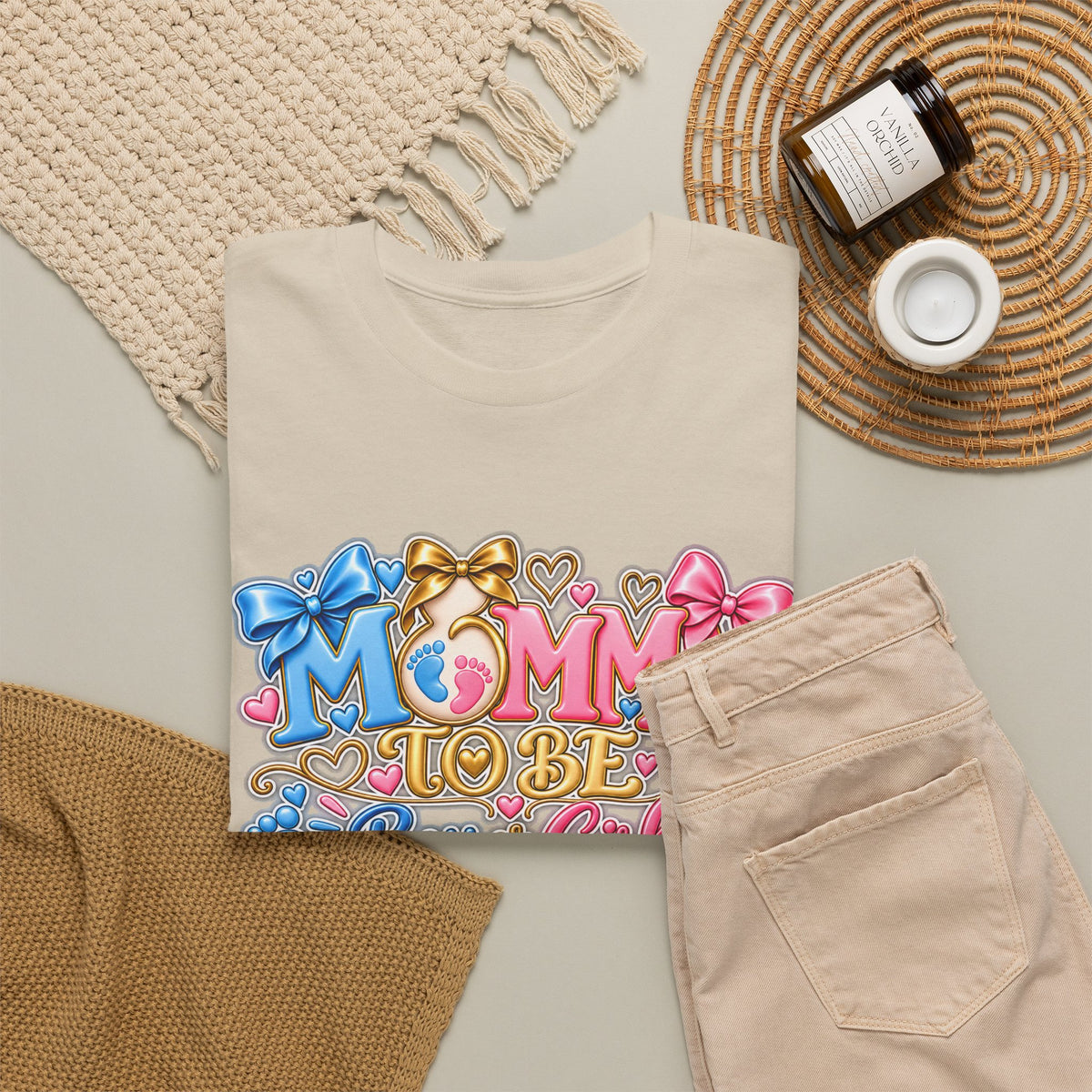 Mommy To Be Gender Reveal Tee — "Boy or Girl? We Can't Wait to Meet You" Pregnancy Shirt