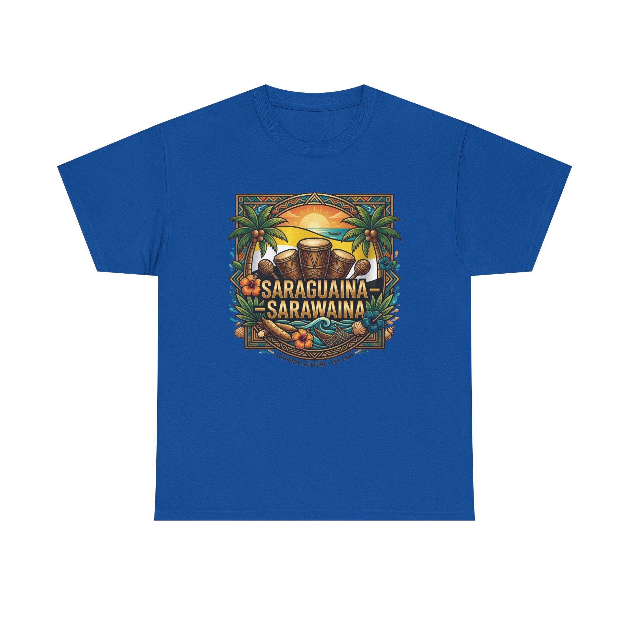 Saraguaina -Sarawaina Tropical Sunset T-Shirt