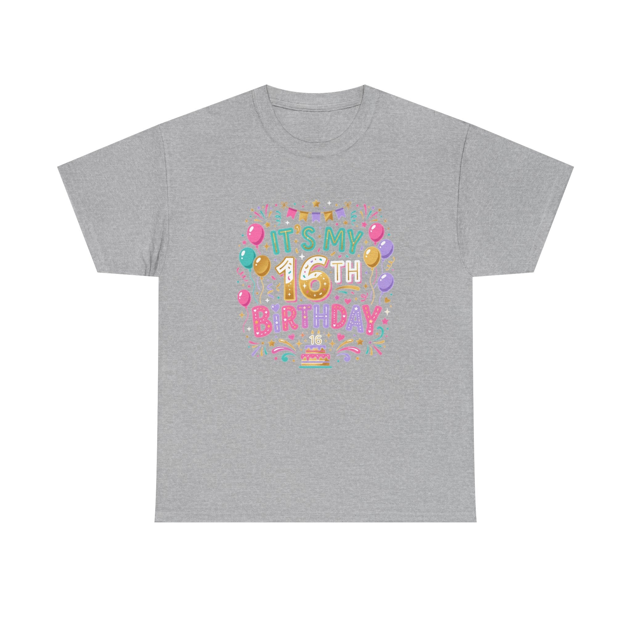 Make 16 Unforgettable with the Ultimate Sweet 16 Birthday Tee!