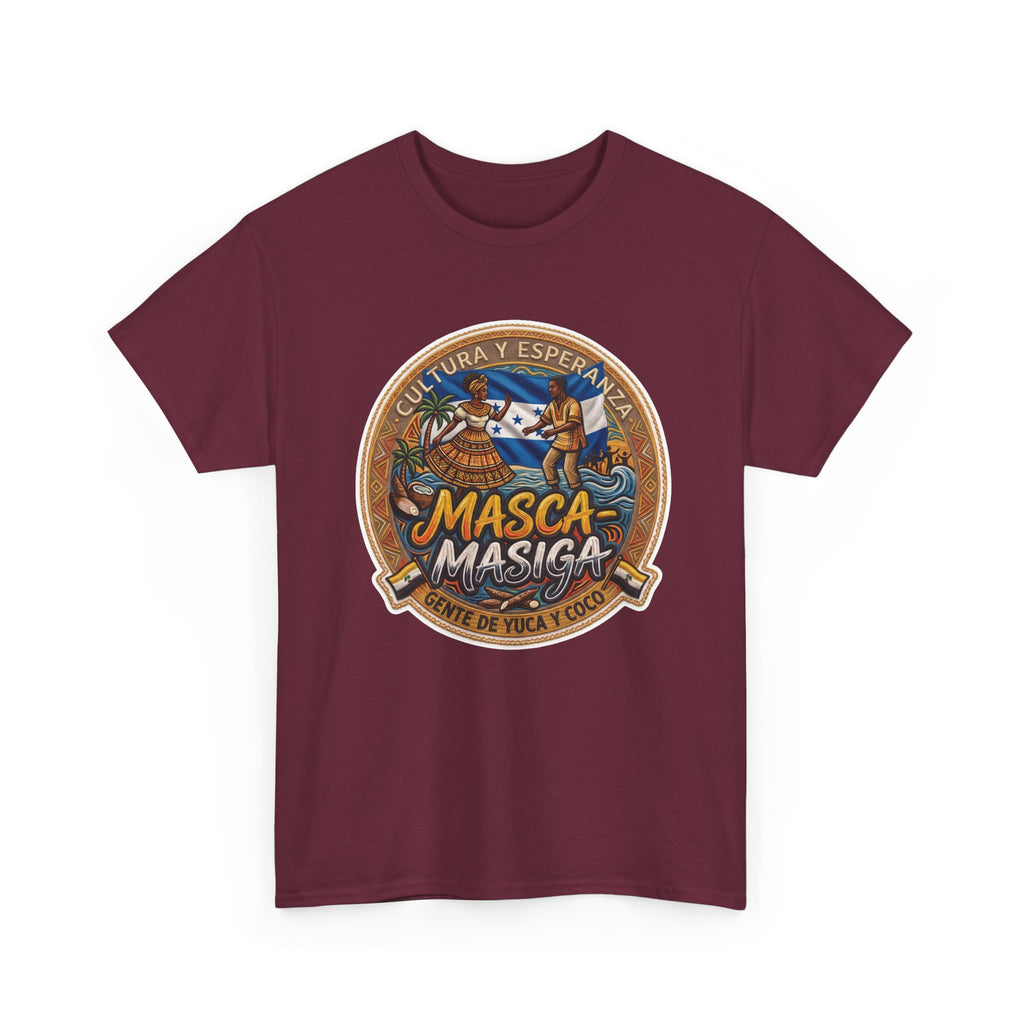 Masca-Masiga Cultural Logo T‑Shirt — Spanish Heritage Graphic Tee
