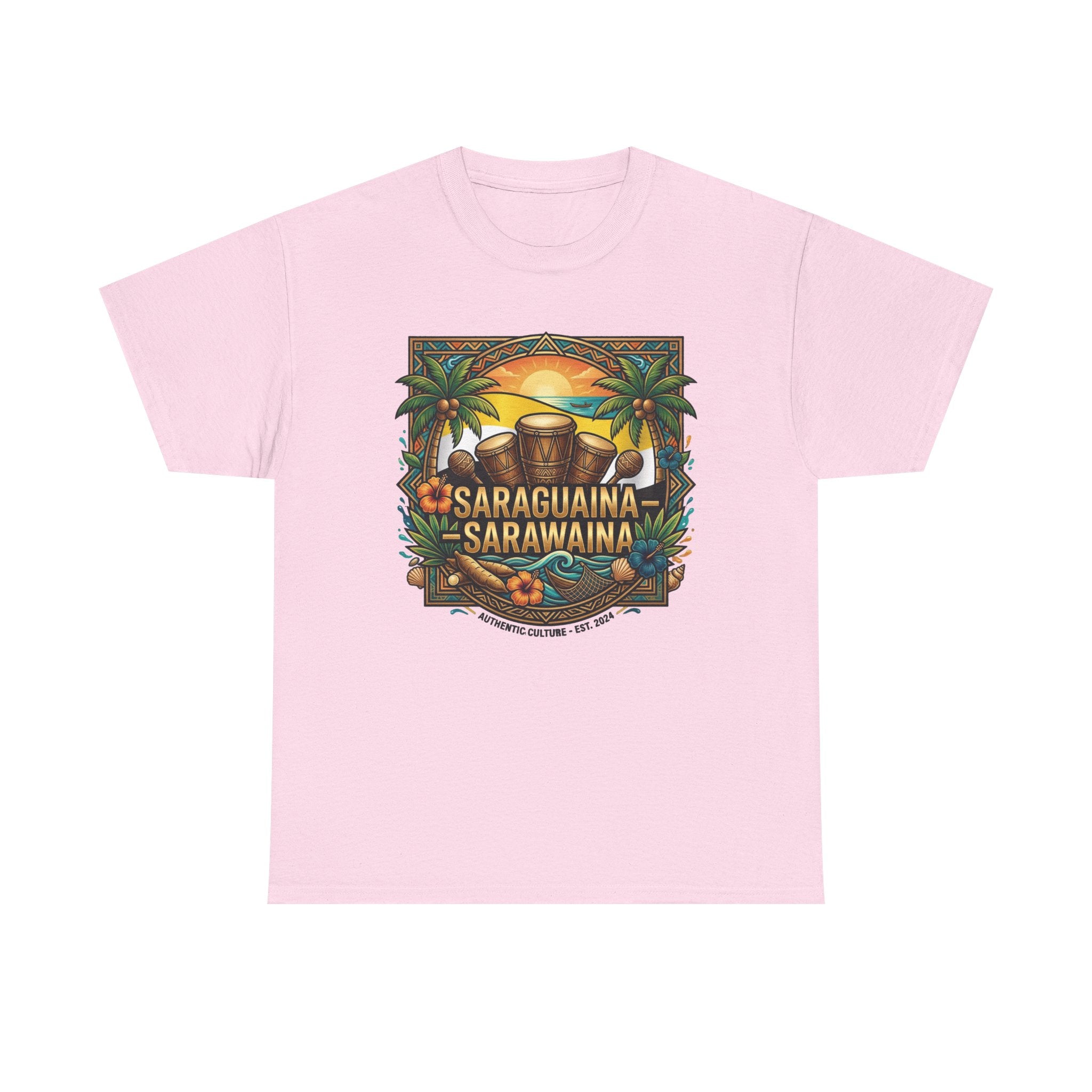Saraguaina -Sarawaina Tropical Sunset T-Shirt