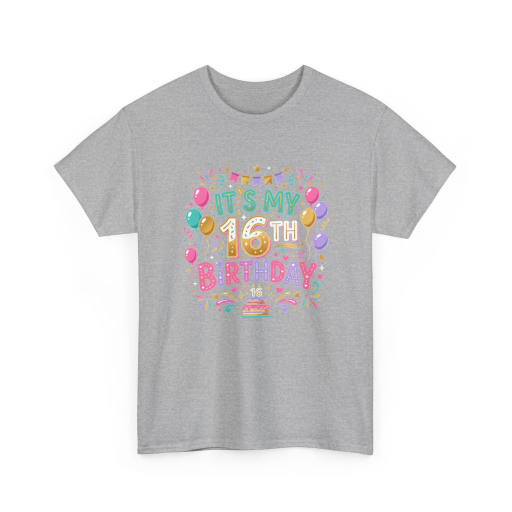 Make 16 Unforgettable with the Ultimate Sweet 16 Birthday Tee!
