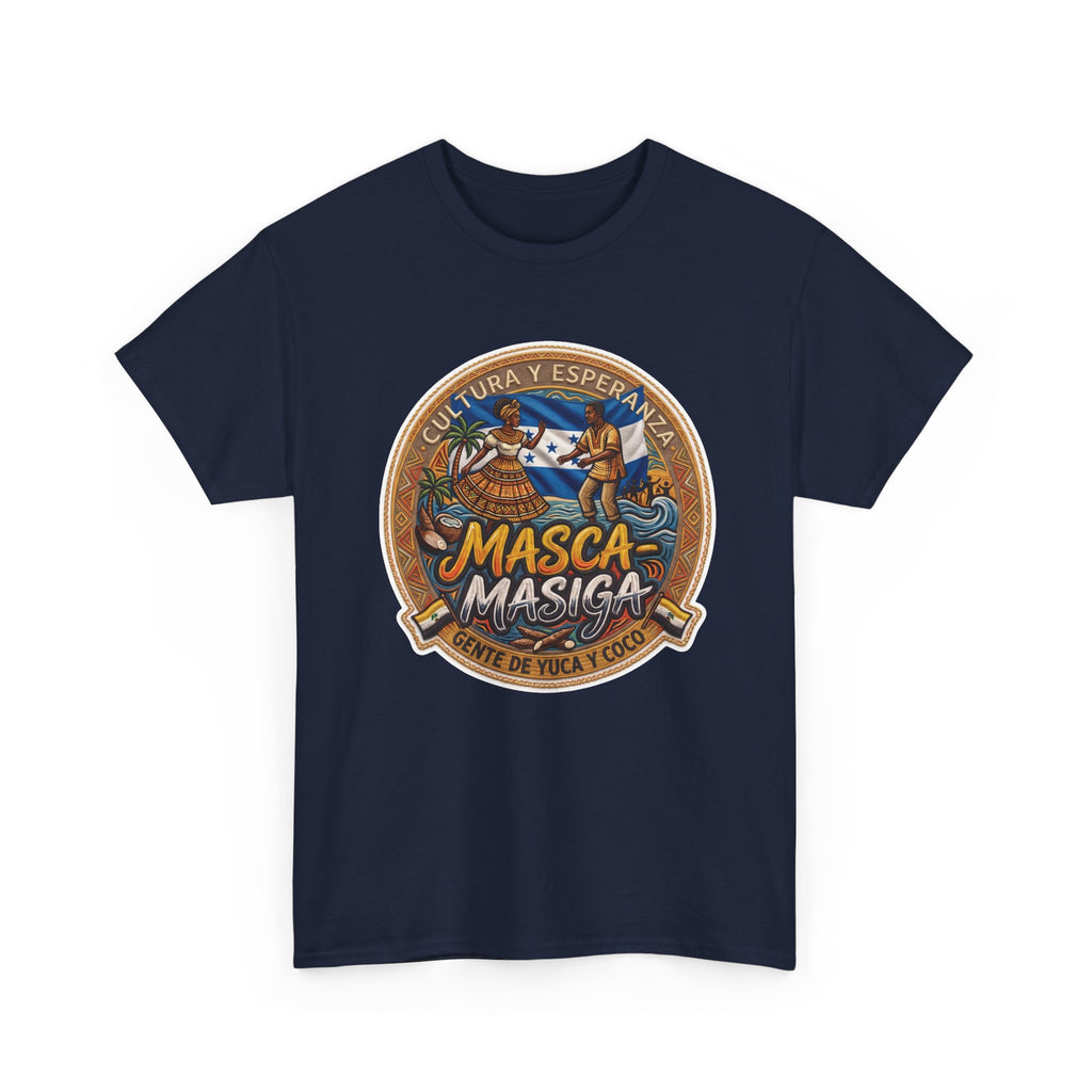Masca-Masiga Cultural Logo T‑Shirt — Spanish Heritage Graphic Tee