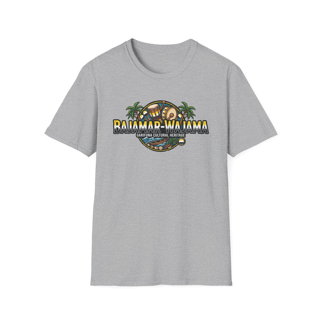 Bajamar-Wajama Cultural Heritage T-Shirt — Garifuna Drum & Island Design