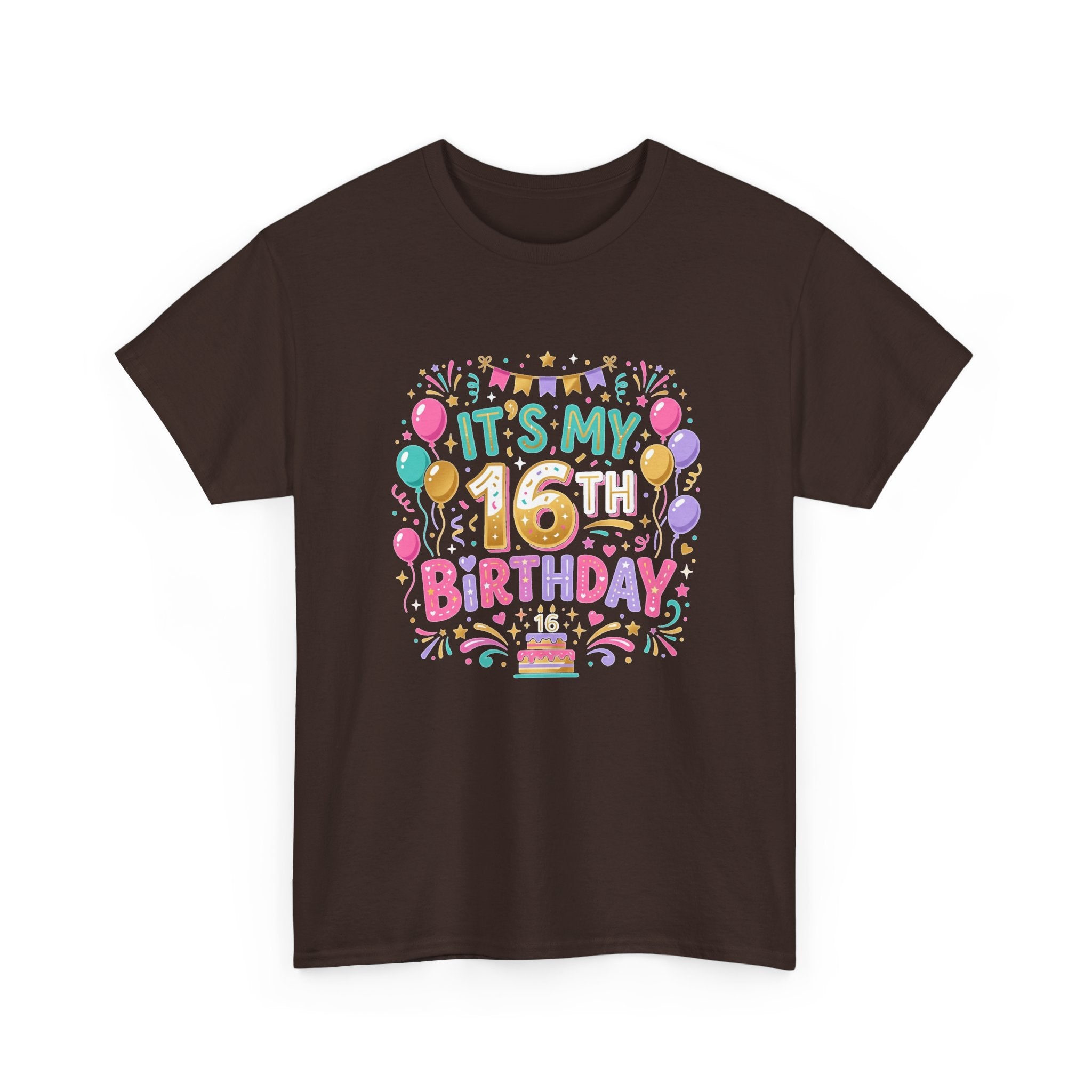 Make 16 Unforgettable with the Ultimate Sweet 16 Birthday Tee!
