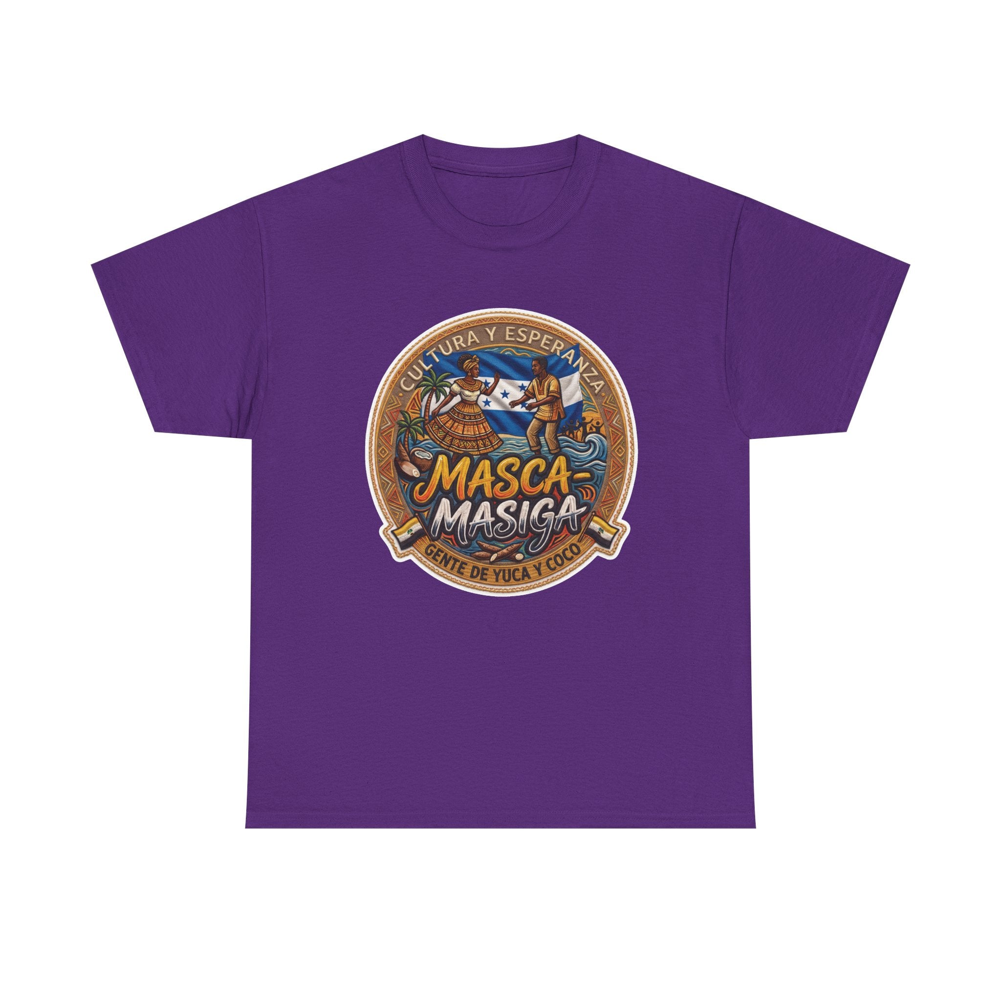 Masca-Masiga Cultural Logo T‑Shirt — Spanish Heritage Graphic Tee