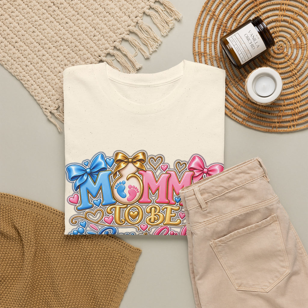 Mommy To Be Gender Reveal Tee — "Boy or Girl? We Can't Wait to Meet You" Pregnancy Shirt