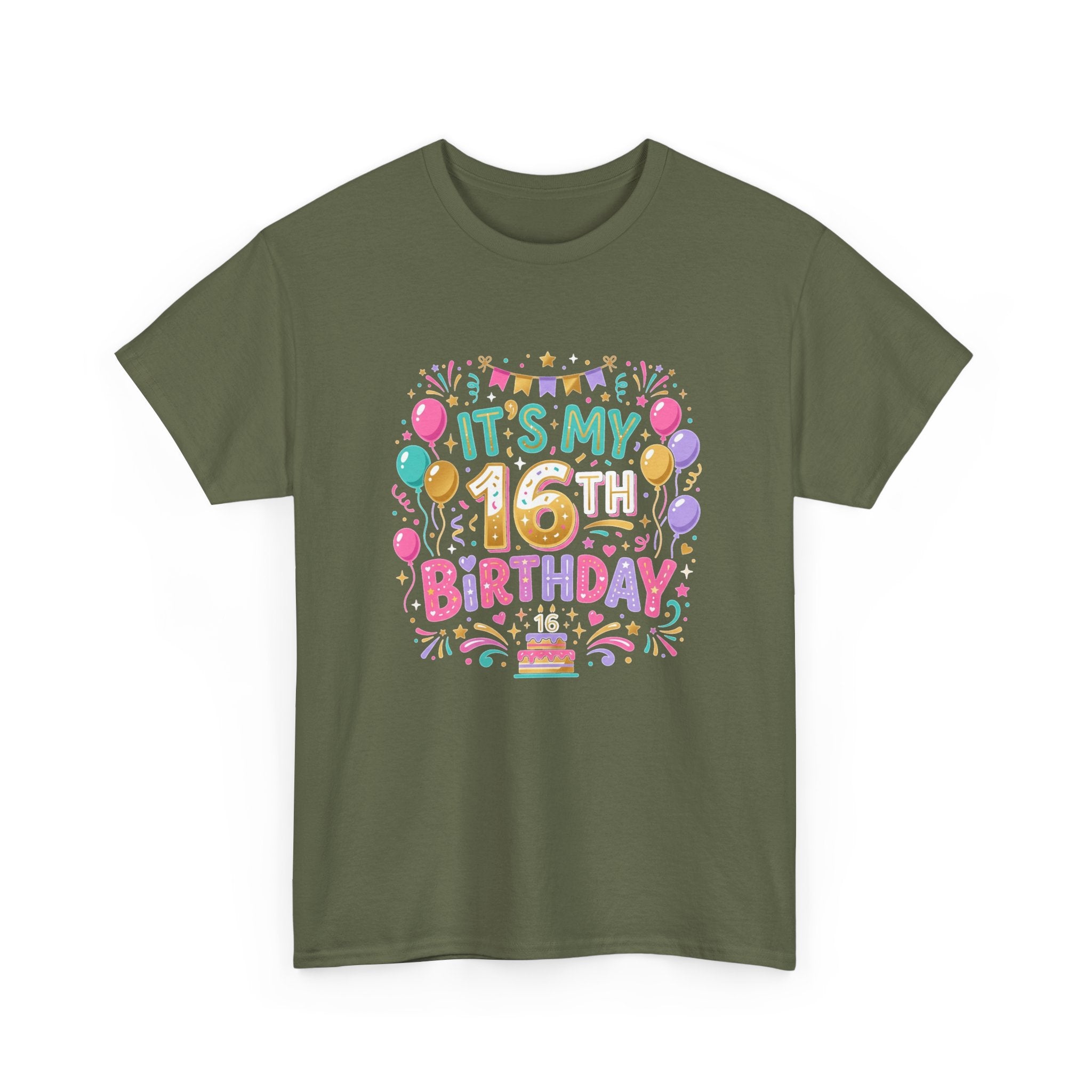 Make 16 Unforgettable with the Ultimate Sweet 16 Birthday Tee!