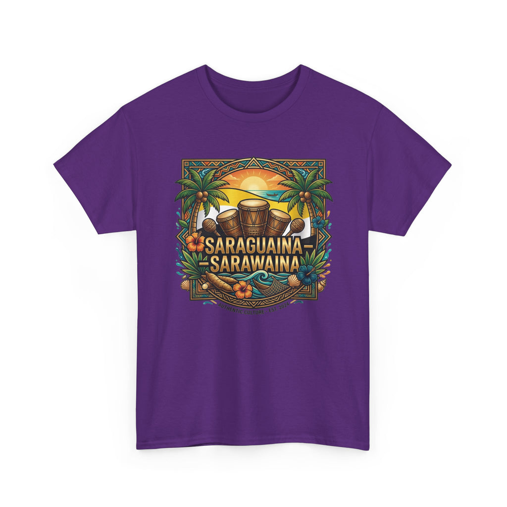 Saraguaina -Sarawaina Tropical Sunset T-Shirt