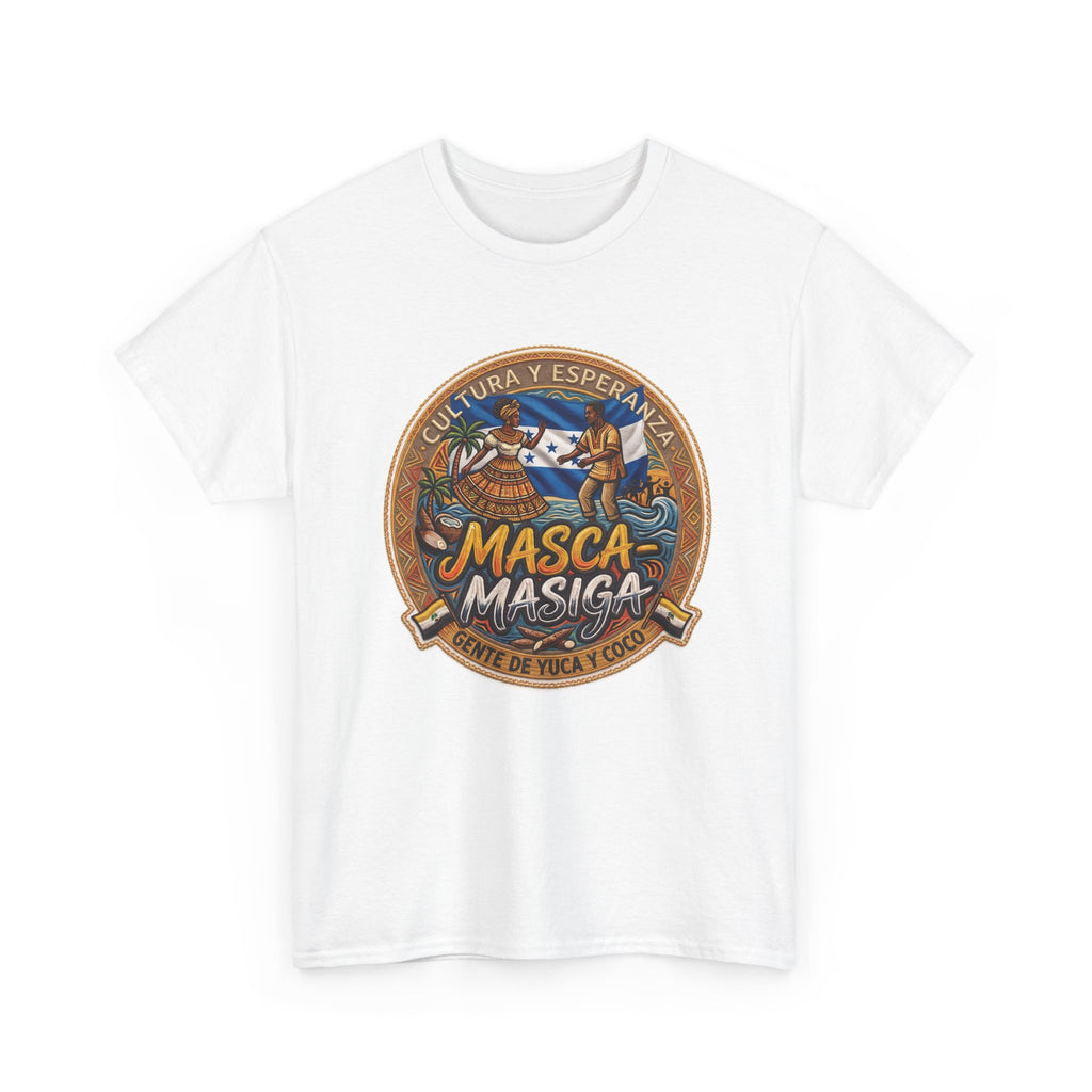 Masca-Masiga Cultural Logo T‑Shirt — Spanish Heritage Graphic Tee