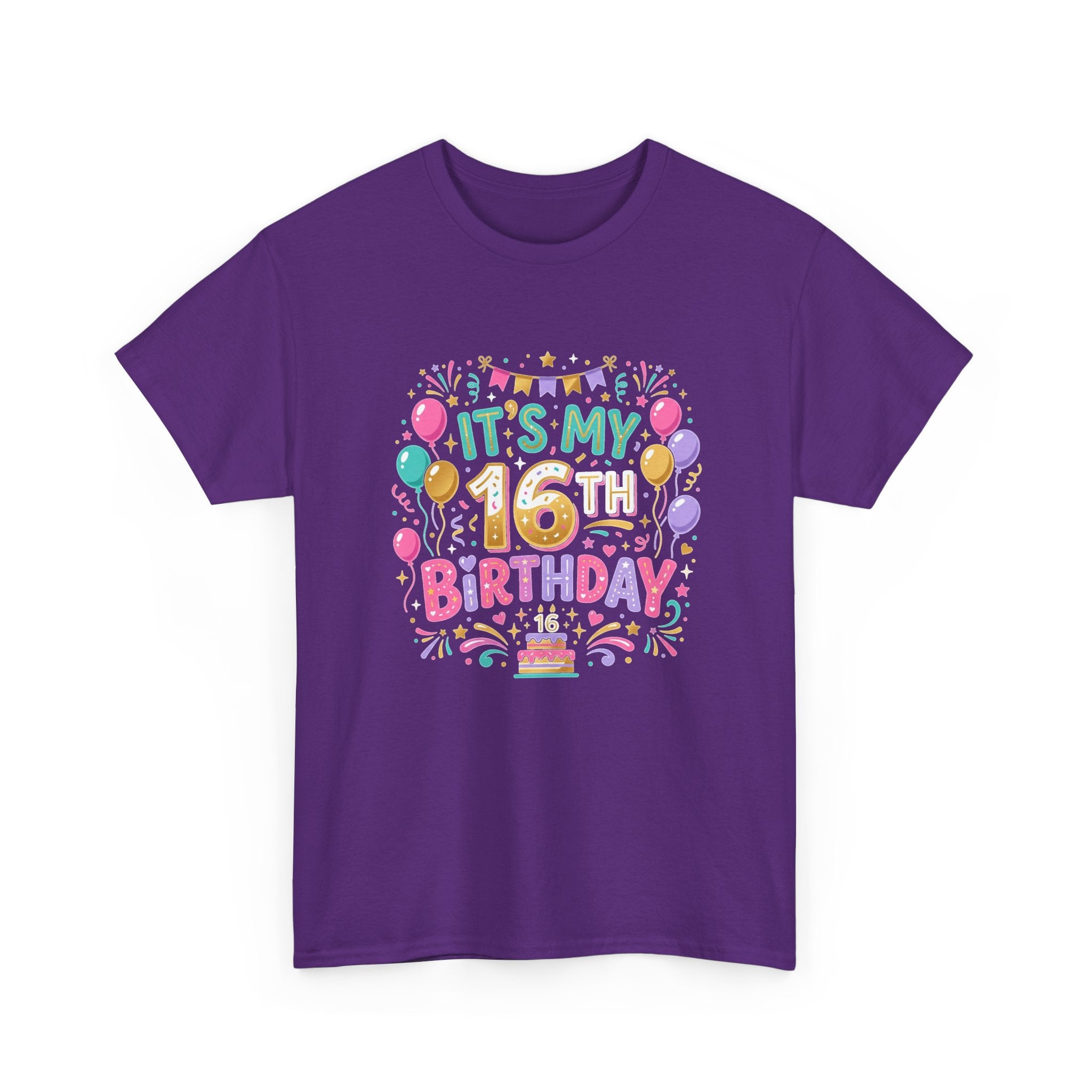 Make 16 Unforgettable with the Ultimate Sweet 16 Birthday Tee!